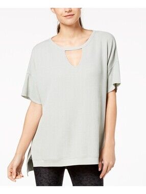 Calvin Klein Womens Performance Keyhole Top Size S